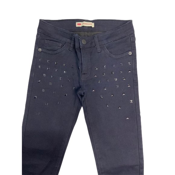 LEVI’S STUDDED 710 SUPER SKINNY JEANS - Picture 2 of 5